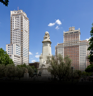 De Plaza de España al Templo Debod